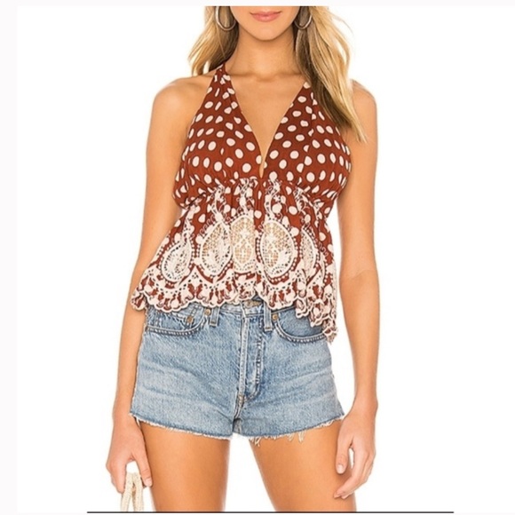 Free People Tops - FREE PEOPLE
Lunch Date Deep-V Halter Top
